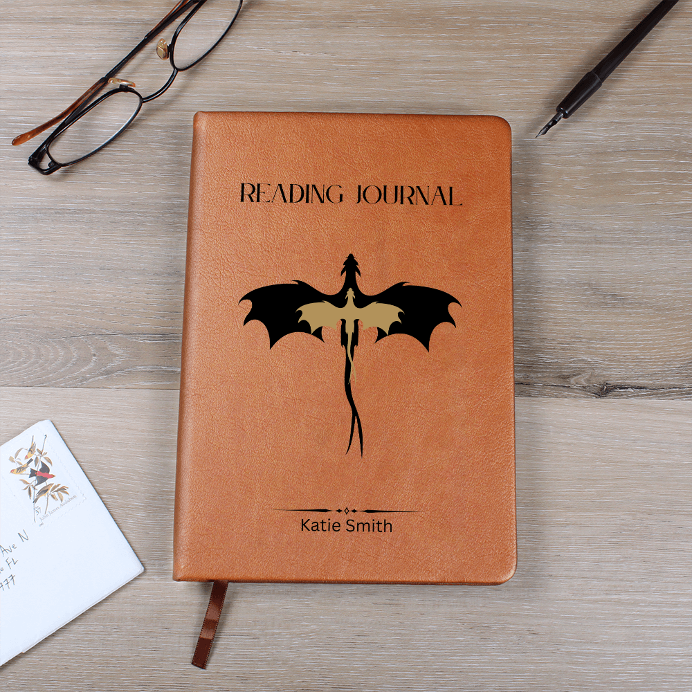 Faux Leather Reading Journal | Personalized Journal | Leather Journal | Reading Journal