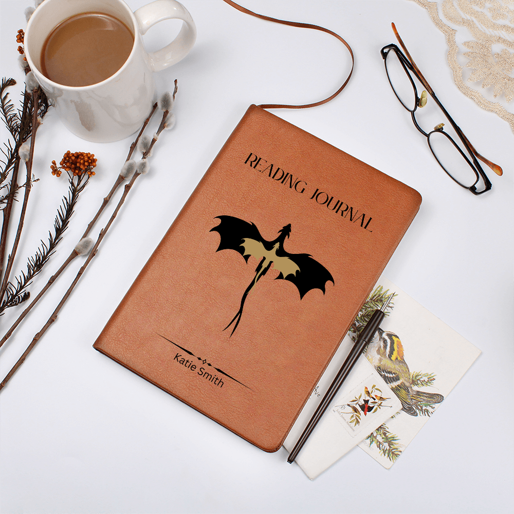 Faux Leather Journal | Reading Journal | Reading Notebook | Gift for Book Lover