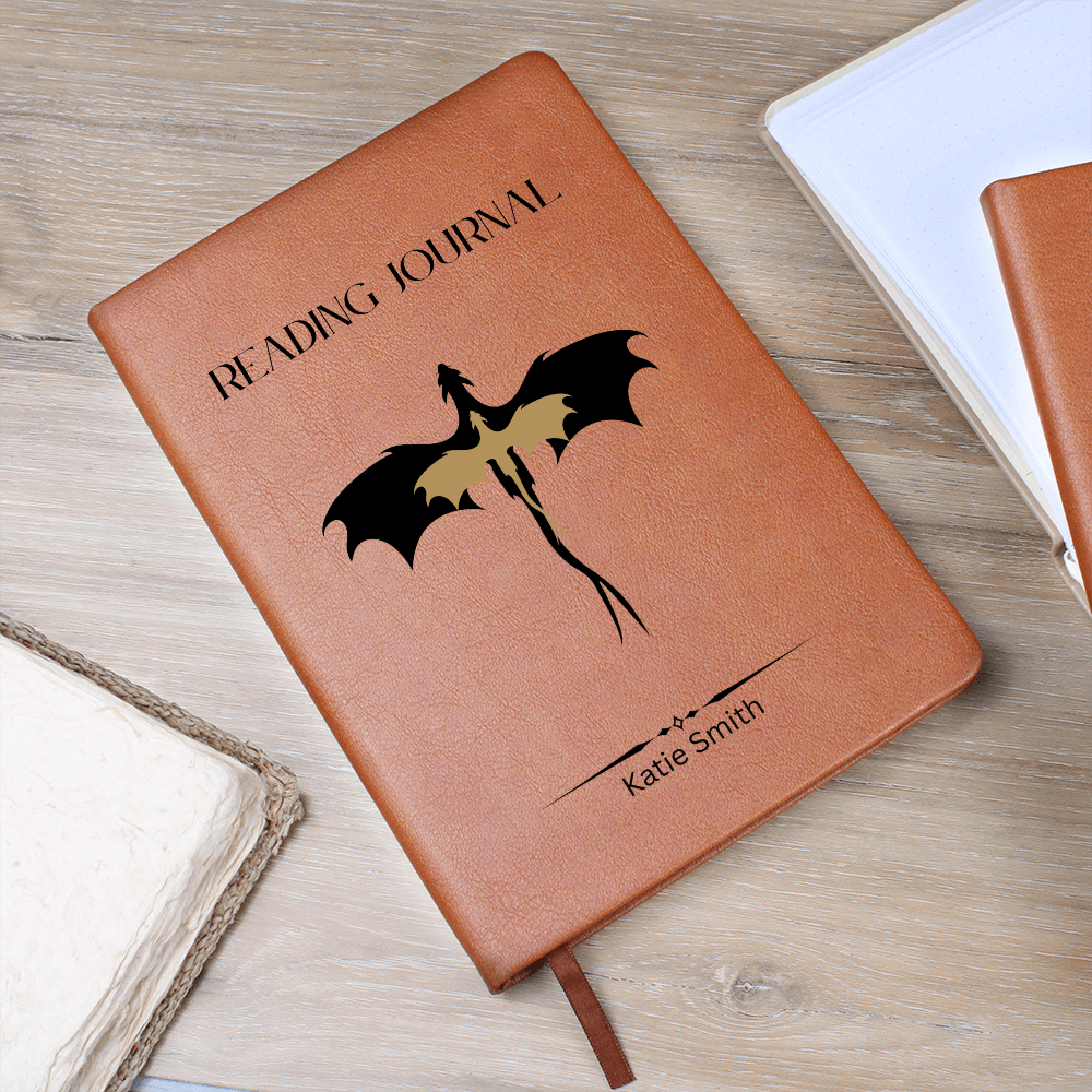Faux Leather Journal | Reading Journal | Reading Notebook | Gift for Book Lover