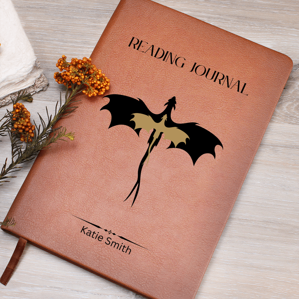 Faux Leather Reading Journal | Personalized Journal | Leather Journal | Reading Journal