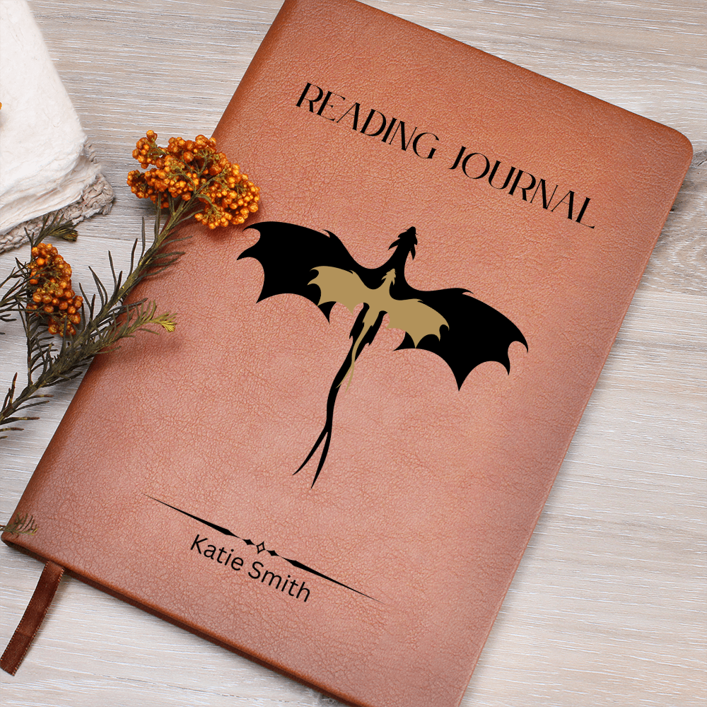 Faux Leather Journal | Reading Journal | Reading Notebook | Gift for Book Lover