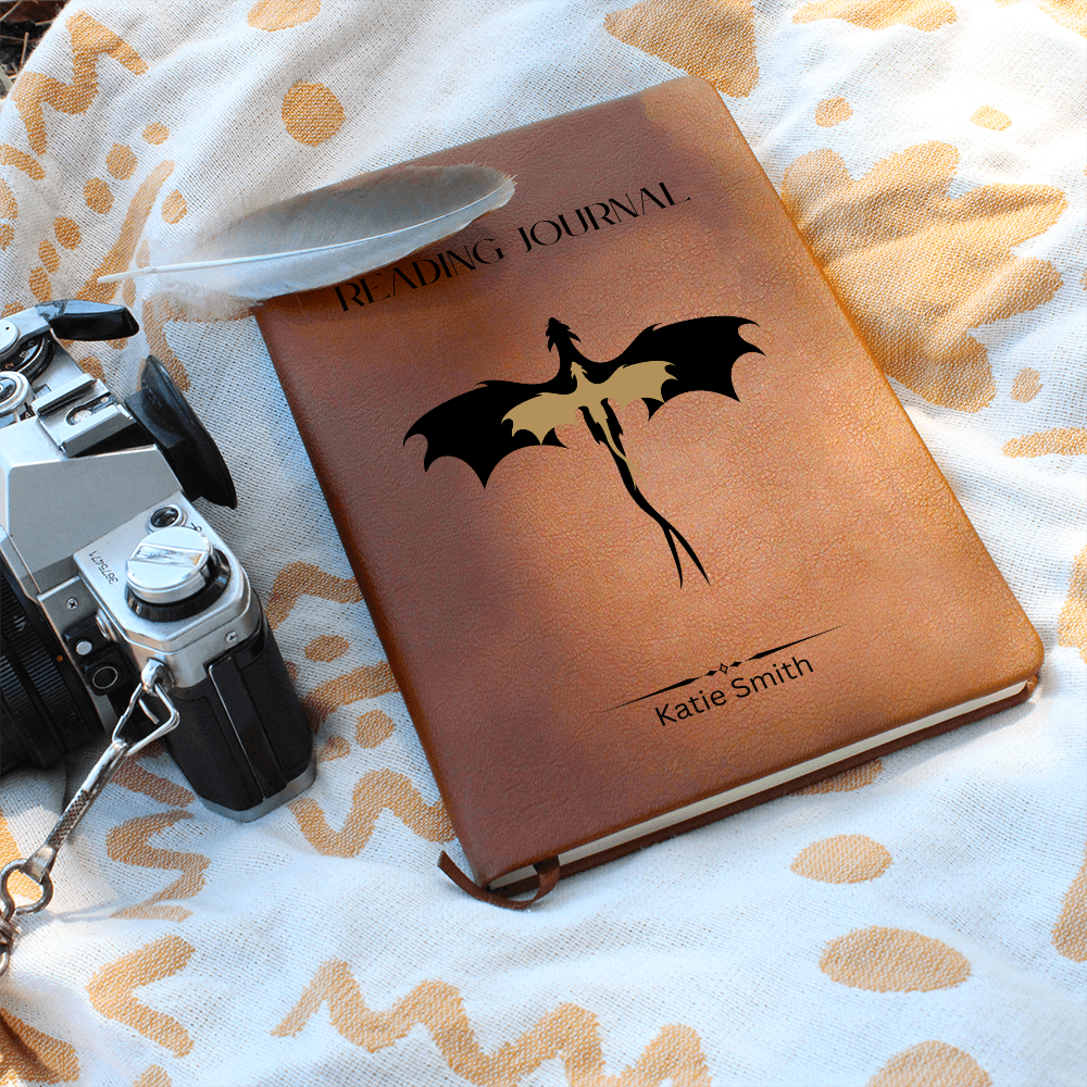 Faux Leather Reading Journal | Personalized Journal | Leather Journal | Reading Journal